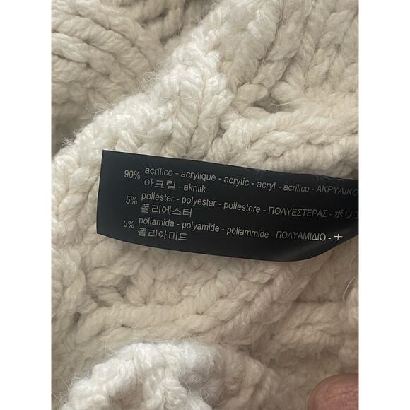 Zara The Knitwear Collection Cable‎ Chunky Sweater - Picture 9 of 9